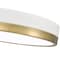 Z-Lite Algar Flush Mount, 1-Light, 16 In.W x 3 In.H, Matte White + Modern Gold/Frosted 1006F16-MW-MGLD-LED - alternate 7
